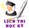 Lịch thi kết thúc học phần Học kỳ II Năm học 2019 - 2020